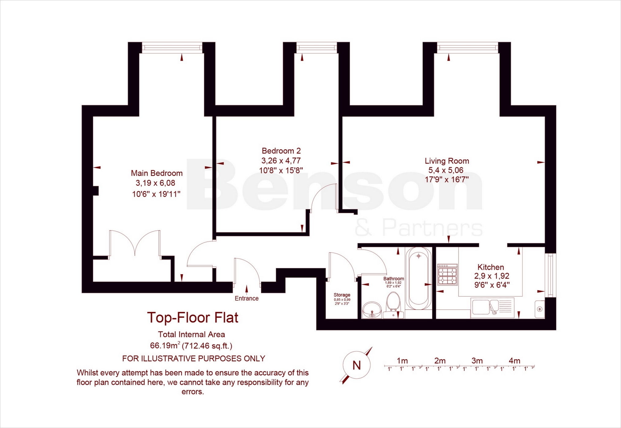 2 bedrooms flat, 144 Flat 9 Selhurst Road South Norwood London